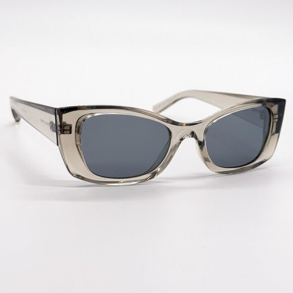 NEW SAINT LAURENT SUNGLASSES SL593 003 BEIGE CAT EYE WOMEN EYEWEAR SL 593 003 main image 7